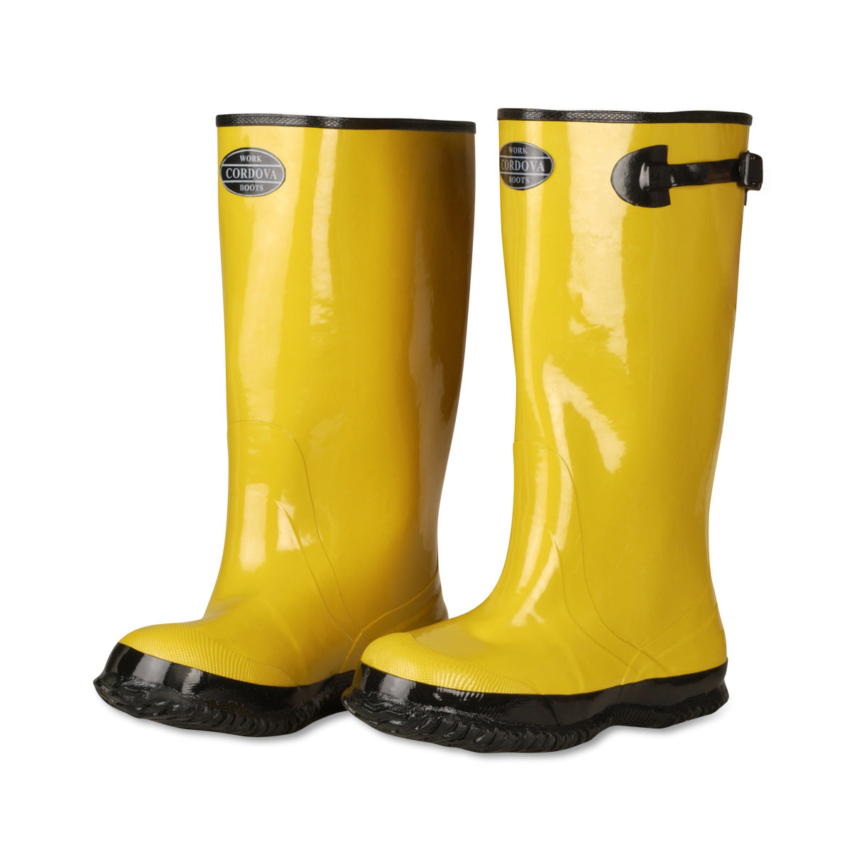 Rubber boots construction on sale