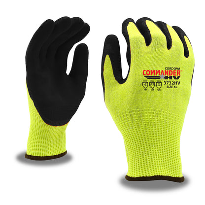 Cut-Resistant Gloves, ANSI Cut Level A7, High-Visibility