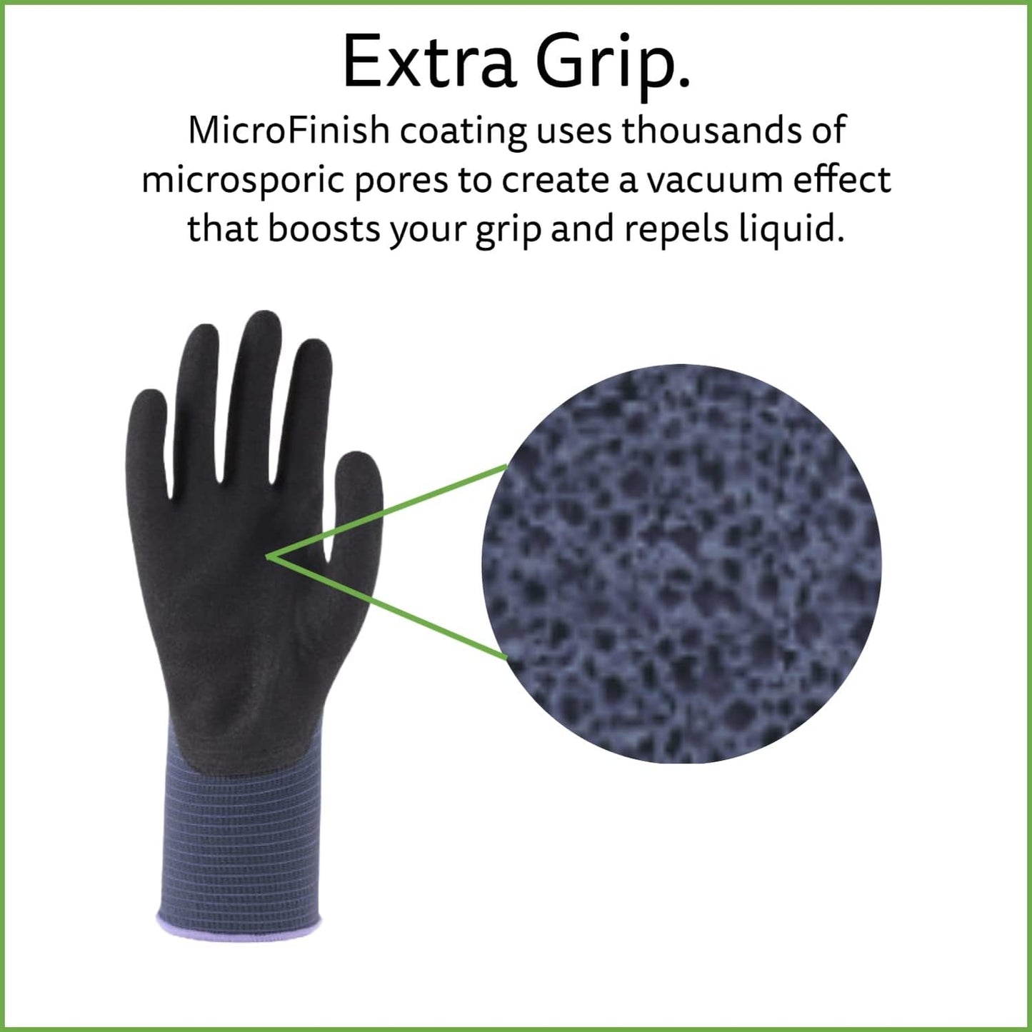 Machine-Knit ActivGrip Gloves, Coated, 12-Pack