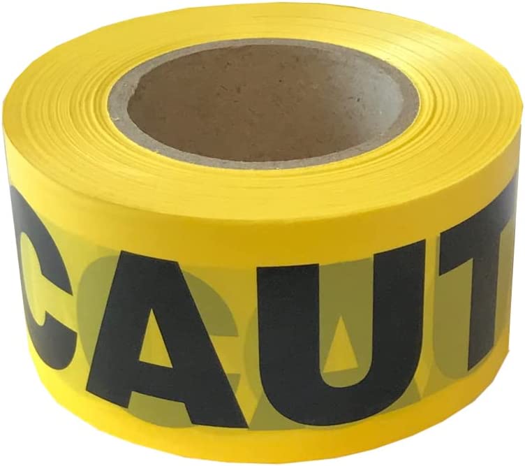 Yellow Caution Tape, Bulk 12-Pack – Slater Supply